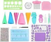 Handmade Paper Card Crafts Quilling Tool Kit Comes with Tweezers Beads Needle Ideal DIY Scrapbooking Accessory