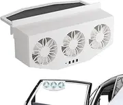 Auto Air Vent, Radiator Solar Fan, Car Exhaust Vent - Compact Vehicle Purifier | Creative Solar Radiator with Cooling Feature for Auto, Motorcycle, Trucks, Fresh Airflow Vent System