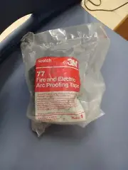3M Scotch 77 Fire and Electric Arc Proofing Tape. NOS