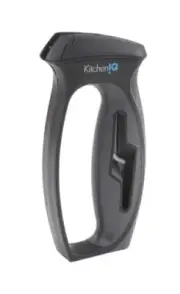 KitchenIQ V-Slot 10-Second Knife and Scissors Sharpener,Black