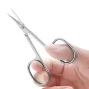 Small Shears Scissors for Sharp Curved Stainless Steel Eyebrow Sciss