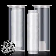 Nylon Elastic Invisible Fishing Line - 0.2 mm, 656 Feet Per Spool, Stretchy Thread With Clear Storage Case
