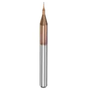 1/8" Shank 0.3mm x 1.5mm Titanium Coated Carbide End Mill CNC Router Bits