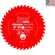 Premium 10" Thin Kerf Blade - 40 Teeth for Crosscuts & Rips in Wood and Laminate