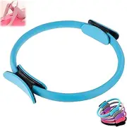 Pilates Ring Fitness Trainer, Magic Circle Pilates Ring, Toning Pilates Ring, with Dual Padded Handles Exercise Resistance Equipment, 14.96" Yoga Rings