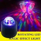 Car Rotating RGB LED Disco Ball DJ Party Stage Light Magic Effect Strobe Lamp