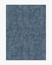 150' x 215' | Machine Washable Runner Rug | Kid & Pet Friendly | Indoor Rug | Crosshatch Sapphire Rug | Ruggable