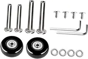 Gatuida Outstanding Workmanship Suitcase Replacement Wheels Low Wear Luggage Sturdy Wheels 60 * 6 * 18mm Luggage Wheel Kit