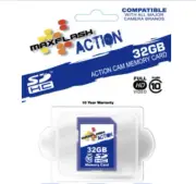 Max Flash Action High Speed Class 10 SD HC Card 32 Gig for GoPro Hero HD2 Hero2