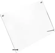 GOOHOCHY Picture Frame Display Acrylic Wall Mount A4 Size Business License Holder Office Certificate Showcase