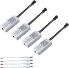 Sp110 Led Hue Ws2812B Controller, 4-Pack Sp110E LED Bluetooth Ws2811