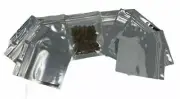 100 Bags Smell Proof Zip lock Resealable clear/foil Bags 4x6 "each