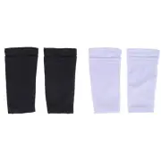 2Pairs Soccer Shin Guard Socks Breathable Soccer Shin Guard Sleeves Shin9572