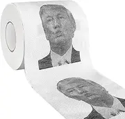 Donald Trump Toilet Paper - 2 Ply Bath Tissue, 250 Sheets, 1 Roll - Novelty Toilet Paper Political Gag Gift - Trump Kiss Prank Funny Joke Toilet Paper