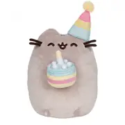 Gund Pusheen the Cat Birthday Plush 24cm with Cake Design