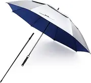 G4Free Vented UV Golf/Beach Umbrella 68" Arc, Auto Open Oversize Extra Large Windproof Sun Shade Rain Umbrellas