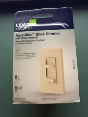 Sureslide Universal 150W LED and Cfl/600W Incandescent Dimmer, LIGHT ALMOND