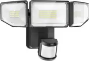 Battery Operated LED Flood Light Outdoor, 2000LM 6500K Motion Sensor Security Li
