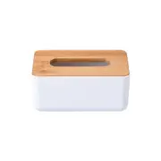 Takara Takae - Natural Bamboo Tissue Box Small White