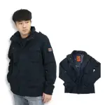 【SUPERDRY】極度乾燥 深藍 內裏藍迷彩 軍裝外套 無帽 男款 夾克 大衣 暗袋(夾克 無帽外套)