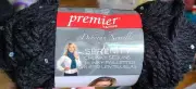 Premier Serenity Chunky Sequins 1 Skein Yarn BLACK ICE rare