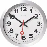 NeXtime 19cm White Station Number Wall/Table Clock