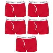 Bonds 5 Pack Red Mens Guyfront Trunks Briefs Boxer Shorts Comfy Undies Underwear MZVJ RED Red