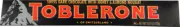Toblerone Bar - Swiss Dark Chocolate with Honey & Almond Nougat Bar Pack of 3 oz