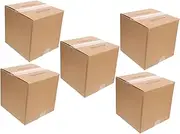 SHINEOFI 5pcs Cardboard Packing Boxes Medium Moving Boxes Book Storage Cardboard Shipping