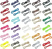 Waxed Cord String in 26 Colour, 1.5mm & 3mm Thickness. Strong & Water Resistant, Cotton Feel Polyester Cord. for Crafts, Jewellery Making, Decoration, Apparel. [Burgundy, 3.0 mm, 2 Meters]
