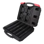 1/2 Inch Drive Extended Length Impact Socket Set 6Pcs, Extra Deep Socket Set ...