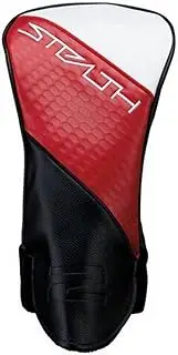 TaylorMade New 2023 Golf Stealth 2 Driver Headcover Red Black Club Head Cover