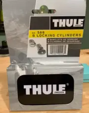 Thule #588 One Key Locking Cylinders 8 Pack Sweden New Old Stock
