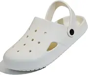 [ShuYo] Garden Clogs for Women and Men, Lightweight Soft Beach Shoes, Slip On Mules Sandals Classic Slippers Outside Home Casual Wear Non-Slip Air Cushion Slip Resistant Slides