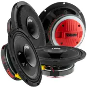 4x DS18 PRO-HY8MSL 8" Shallow 2-Way Loudspeakers with Driver 200 Watts Rms 8-ohm