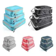 Foldable Compressible Packing Cubes,Waterproof Travel Storage Bag,Nylon Suitcase