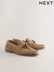 Stone Woven Loafers (AA8127) | $106