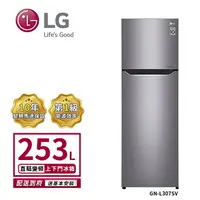 在飛比找樂天市場購物網優惠-【LG 樂金】253L 一級能效 直驅變頻上下門冰箱 GN-