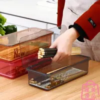 在飛比找樂天市場購物網優惠-筷子盒廚房家用塑料筷子架防塵瀝水勺子盒餐具收納盒【聚寶屋】