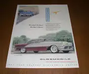1950's OLDSMOBILE EIGHTY-EIGHT 88 COLOR AD PRINT