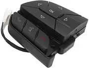 MKVAXR Car Cruise Control Button, for Dodge, for Challenger 2014-2022 Car Multifunctional Steering Wheel Left Side Audio Control Button Volume Switch Button 53400627 Car Steering Wheel Switch Kit