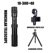 10-300X Zoom Powerful Binoculars Long Range Professional Monocular Telescope HD