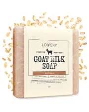 Lovery Oatmeal Scented Handmade Goat Milk Soap Bar