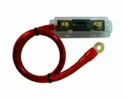80 Amp ANL Fuse Holder Fuseholder Inline Block Battery Install Kit 0 GAUGE 1 FT
