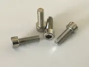 Bicycle Stem & Handlebar bolts - Silver - M4 & M5 bolts