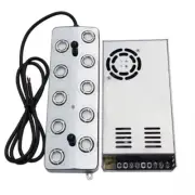 10 Head 110V/220V Pond Ultrasonic Mist Maker Pond Fogger Humidifier Waterproof