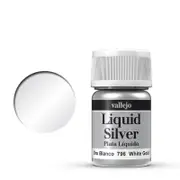 Vallejo 70796 Model Colour Metallic White Gold (Alcohol Base) 35 ml Acrylic Paint