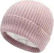 [Generic] Warm Caps for Men Womens Loose Woolen Hat Oversized Knitted Warm Winter Hat Suitable for Cold Weather One Size Boys Hat with Ear