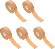 HONITANO 5rolls Eyelash Extension Tape Breathable Adhesive Lash Tape for Isolating Upper Lower Lashes Comfortable Skin-friendly Pads for Eyelash Grafting and Extensions
