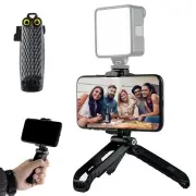 Phone Tripod Mini Tripod Tabletop Small Tripod Desktop Stand Compact Vlog Tra...